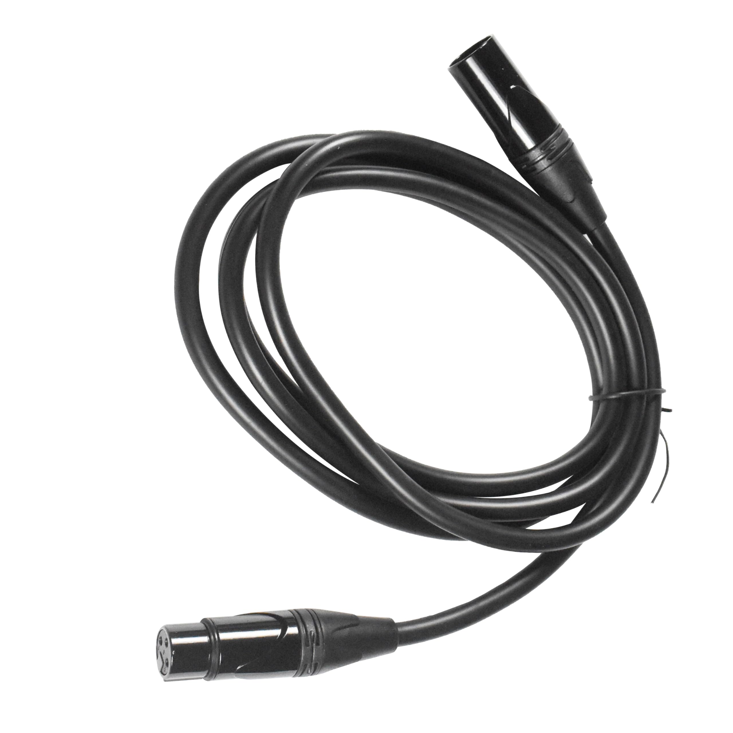Alt View 5. HQRP - 2-Pack 6 ft XLR Male to Female Microphone Cable, 3-Pin Balanced Audio Cord with PVC Jacket - Black.