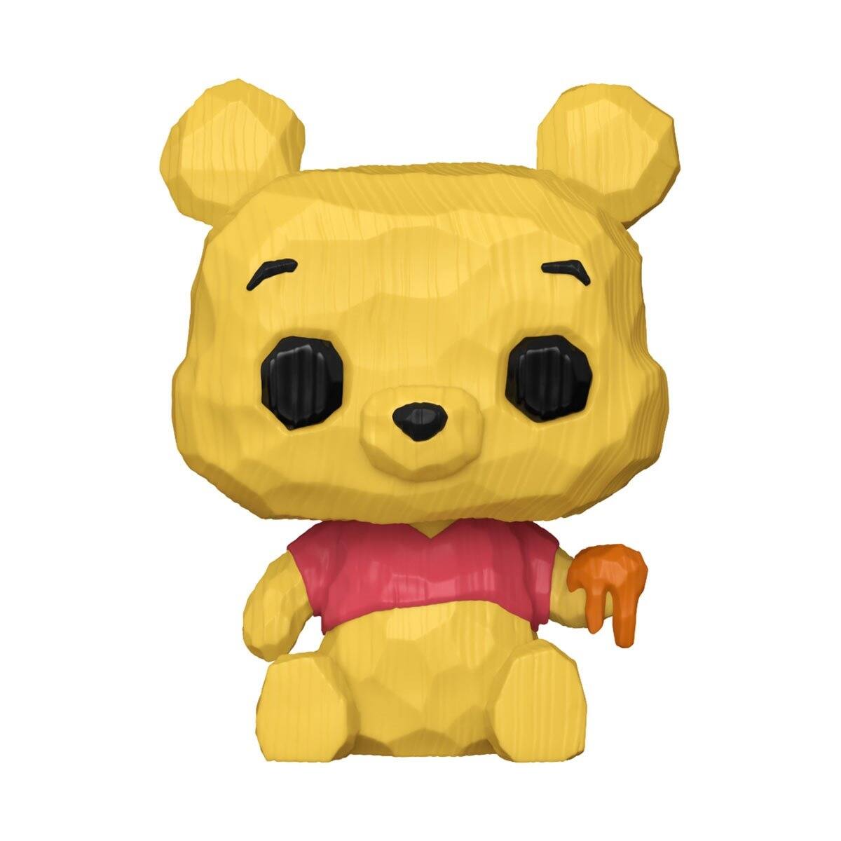 Angle. Funko - Funko POP! Disney: Winnie the Pooh - Pooh (Whittled)   - COLLECTIBLES - Multicolor.