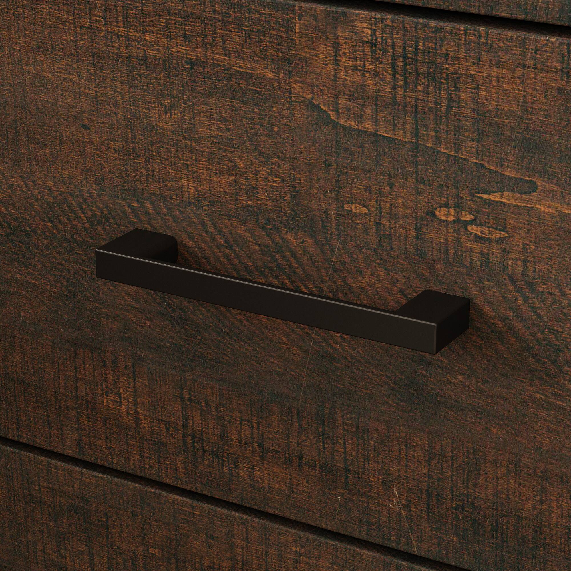 Alt View 9. Famapy - Famapy Retro - Style 2 - Drawer Nightstand: Rustic Wood Bedside Organizer - Brown.