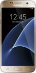 Front. Samsung - Galaxy S7 32GB - Gold Platinum.