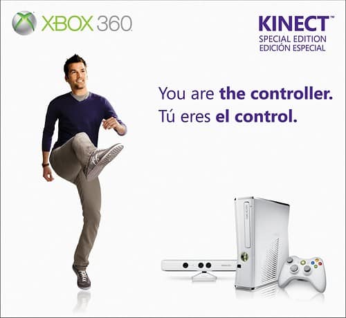 Xbox 360 4GB Console with Kinect