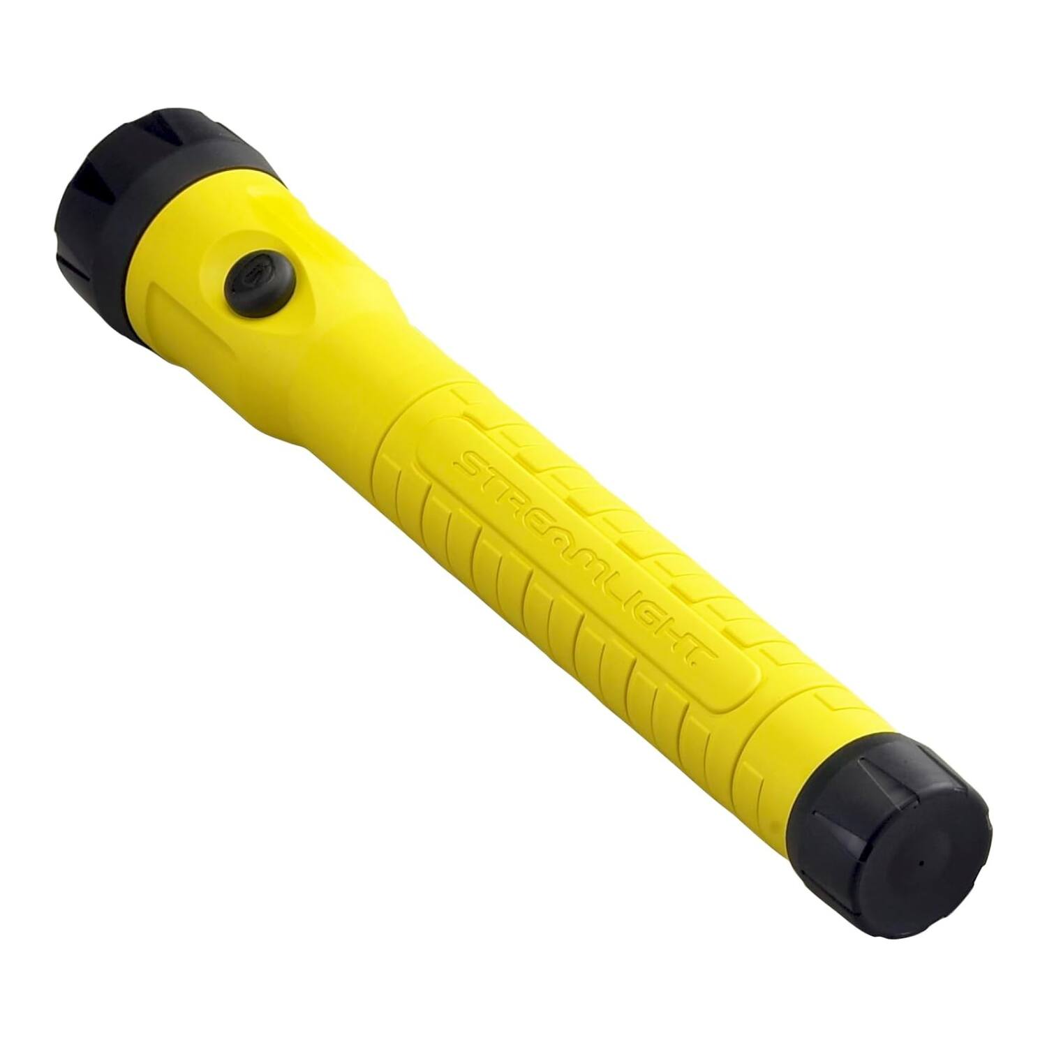 Angle. Streamlight - Streamlight 76410 PolyStinger LED HAZ-LO Intrinsically Safe Rechargeable Flashlight, Yellow - Yellow.