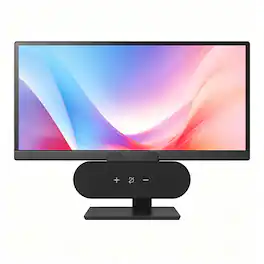 Dazzed Corner - USB-C Computer Speakers for Desktop PC, 14W Stereo Sound with Touch Control - Black