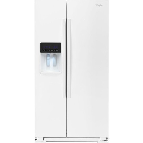  Whirlpool - 21 Cu. Ft. Side-by-Side Counter-Depth Refrigerator with Water and Ice Dispenser