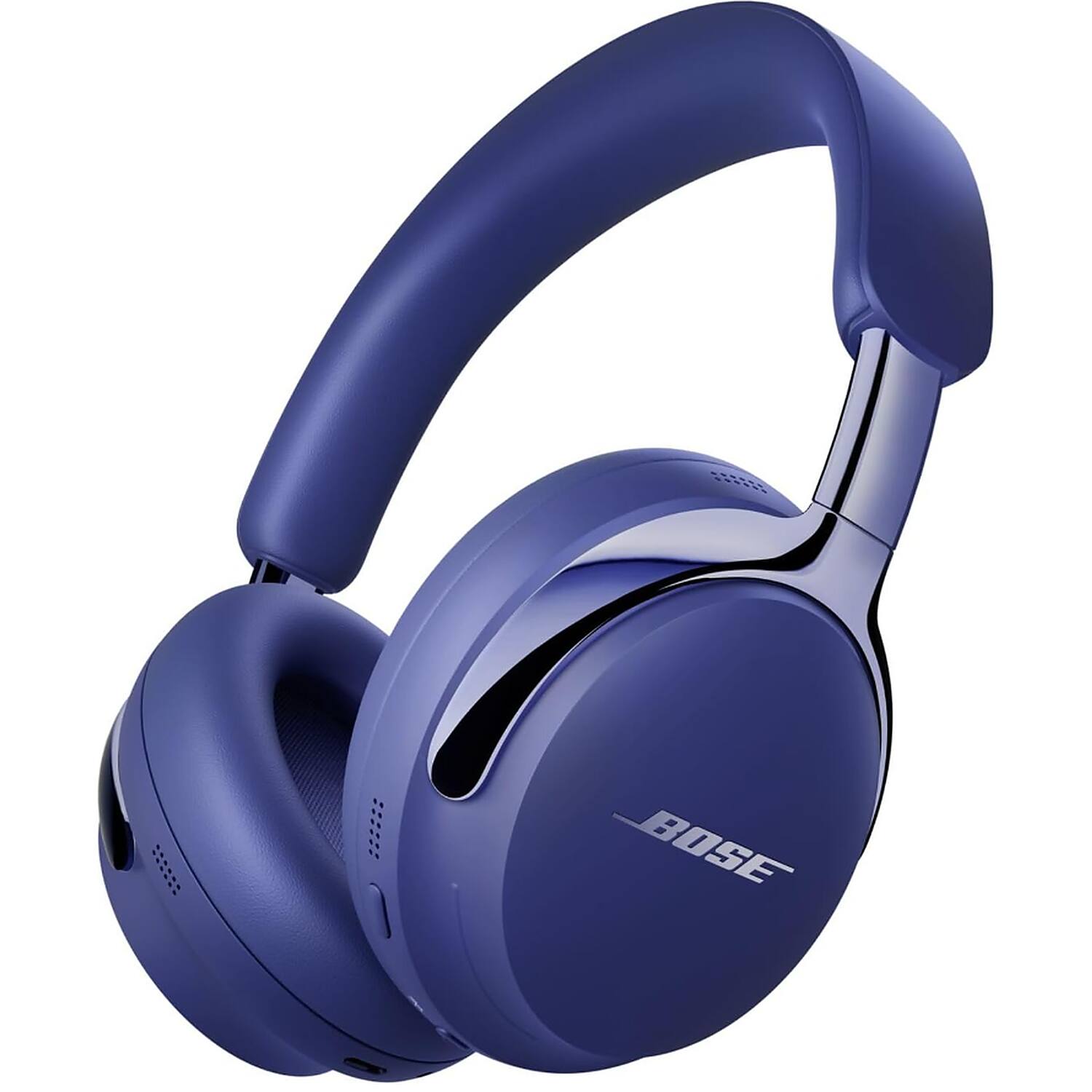 Angle. Bose - QuietComfort Ultra Headphones 2nd Gen Over-Ear Wireless Power Bundle - Midnight Violet.