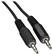 Front. Dynex™ - 4' 3.5mm Stereo Audio Cable - Black.