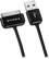 Front. Dynex™ - 3.3' USB 2.0 Type-A-to-Apple® 30-Pin Charge-and-Sync Cable - Black.