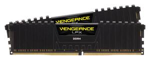 CORSAIR - Vengeance LPX 16GB (2PK x 8GB) 3.2 GHz DDR4 DRAM Desktop Memory Kit - Black - Front_Standard