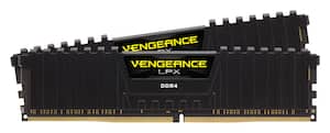 CORSAIR - Vengeance LPX 32GB (2PK x 16GB) 2.6 GHz DDR4 DRAM Desktop Memory Kit - Black - Front_Standard