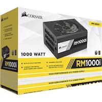 CORSAIR - RMi Series 1000W ATX 80 Plus Gold Fully Modular Power Supply - Black - Front_Standard