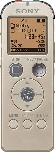 Front Standard. Sony - 3-in-1 Stereo Digital Recorder.