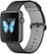 Angle. Apple - Apple - Apple Watch Sport (first-generation) 42mm Space Gray Aluminum Case - Black Woven Nylon Band - Black Woven Nylon Band.