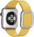 Alt View Zoom 12. Apple Watch (first-generation) 38mm Stainless Steel Case - Marigold Modern Buckle Band – Small.