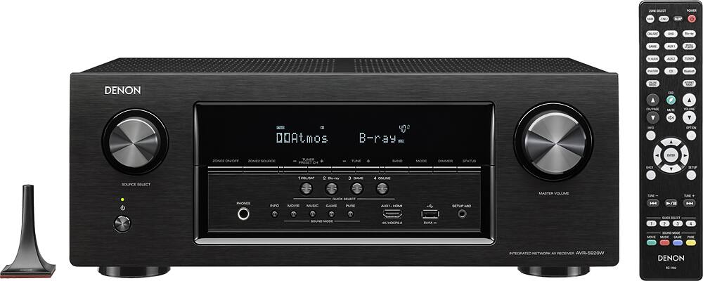 Best Buy: Denon 1295W 7.2-Ch. 4K Ultra HD and 3D Pass-Through A/V Home ...