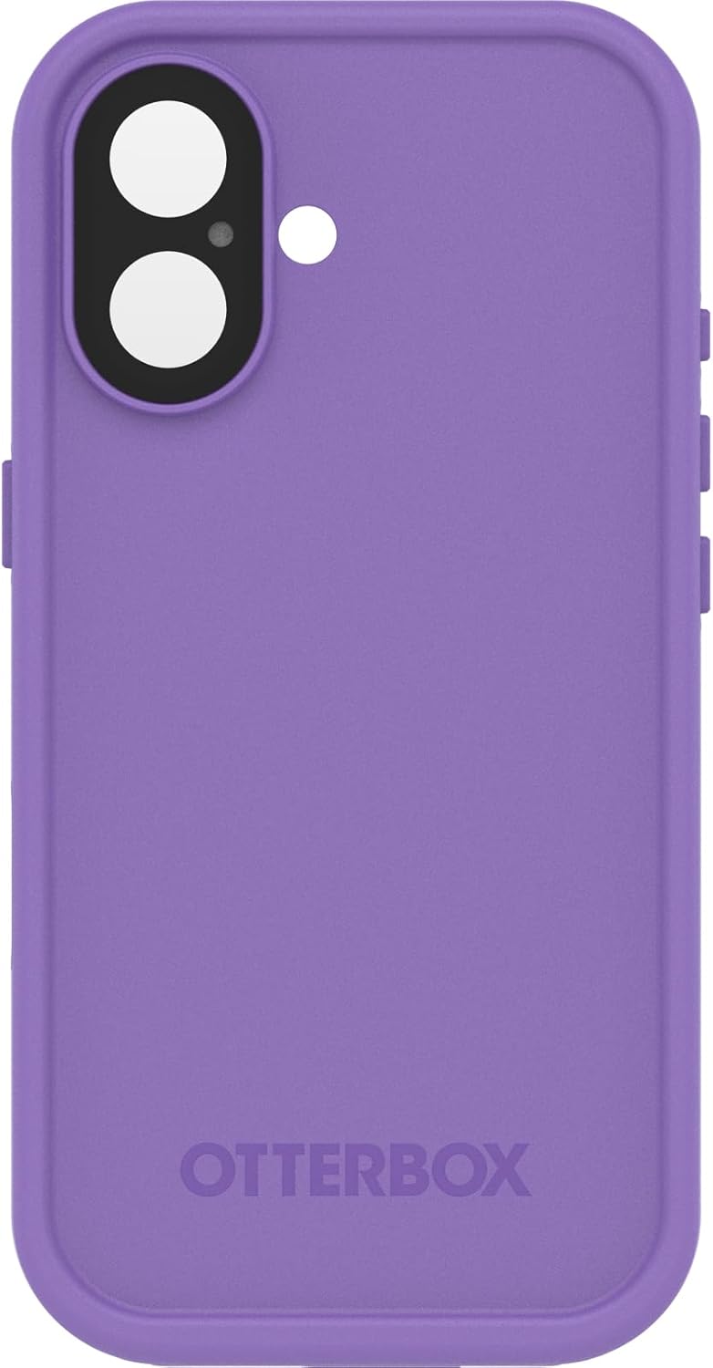 Alt View 2. OtterBox - OtterBox iPhone 17 (Only) Fre Series Case with MagSafe - Sleek & Stylish - Waterproof iPhone Case up to 2 Meters - IP68 - Rule of Plum (Purple).