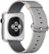 Alt View Zoom 12. Apple Watch 42mm Stainless Steel Case - Pearl Woven Nylon Band.