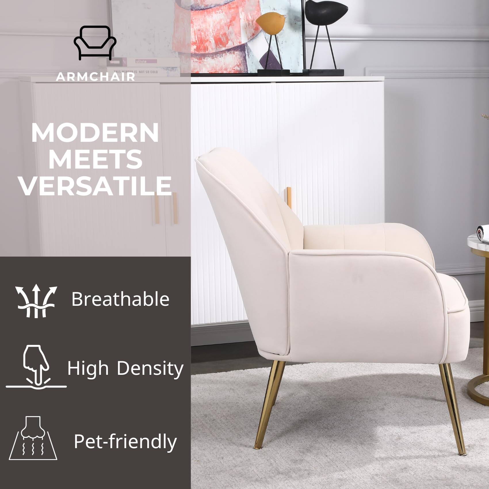 ARMCHAIR

MODERN MEETS VERSATILE

- Breathable
- High Density
- Pet-friendly