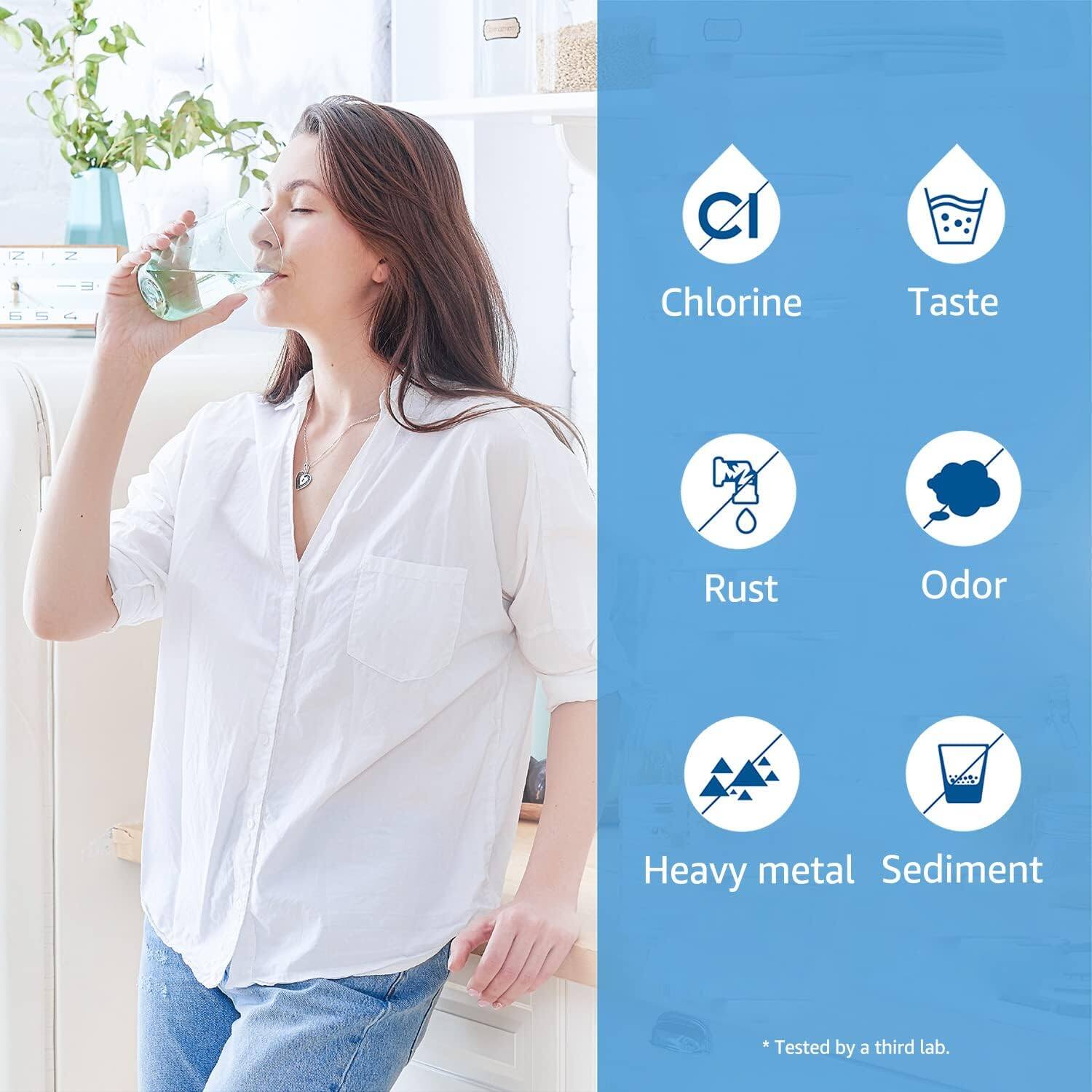 Z - 2 CI G Chlorine Taste Rust Odor Heavy metal Sediment Tested by a third lab.