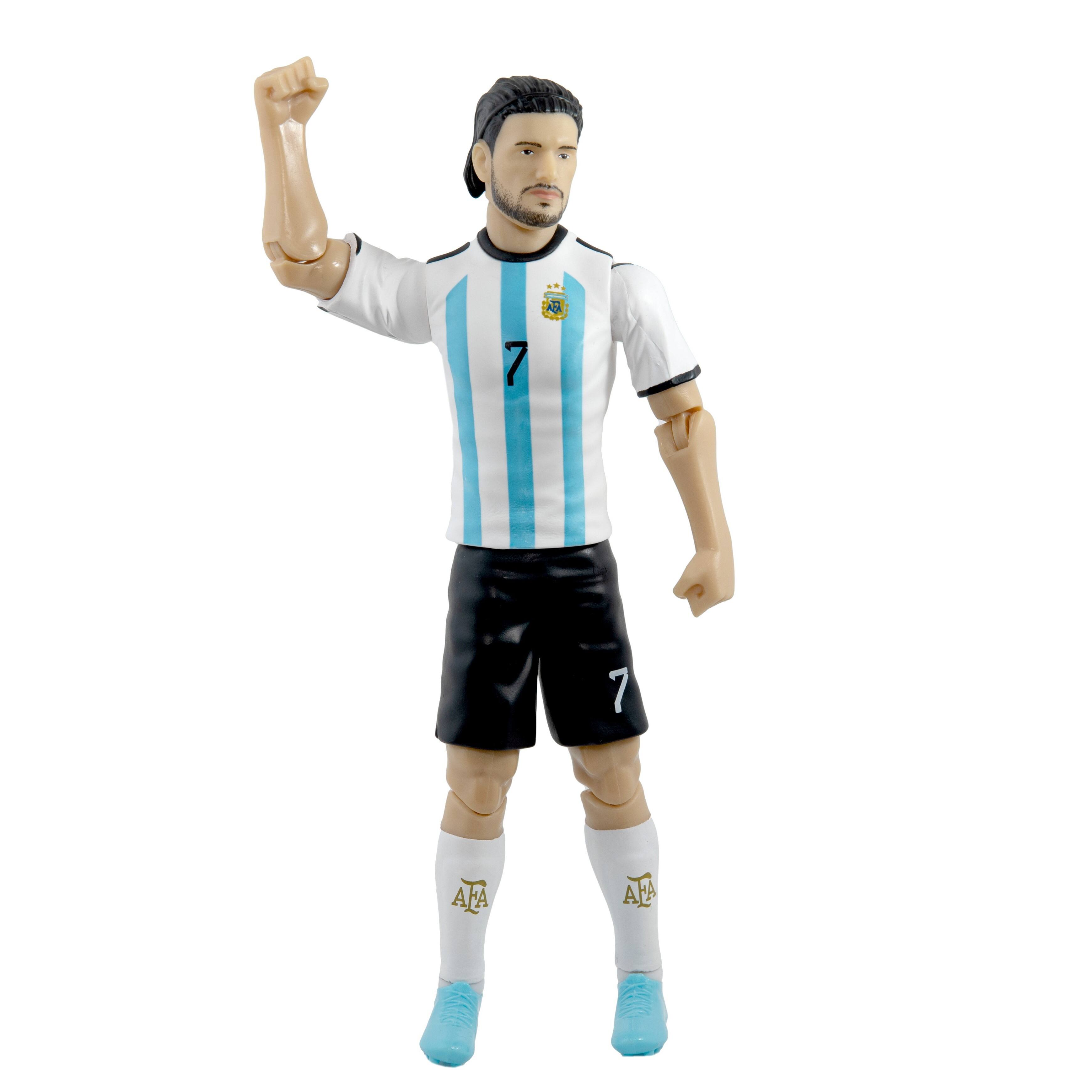 Alt View 4. Banbo Toys - Banbo Toys SOCKERS Argentina National Rodrigo De Paul 8" Collectible Soccer Action Figure.