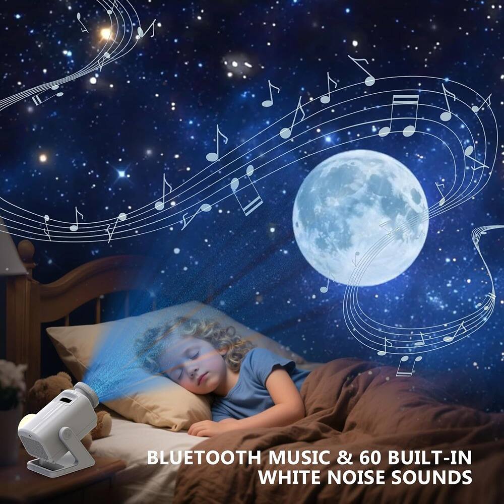 BLUETOOTH MUSIC & 60 BUILT-IN WHITE NOISE SOUNDS