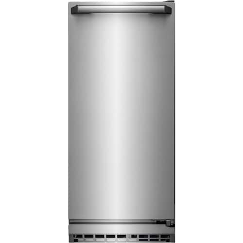 Electrolux - 15" 34-Lb. Freestanding / Built-In Icemaker - Stainless Steel - Larger Front