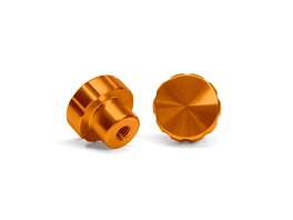 WeatherTech - Solid Billet Aluminum Knobs for CupFone | 2 Pack - Orange