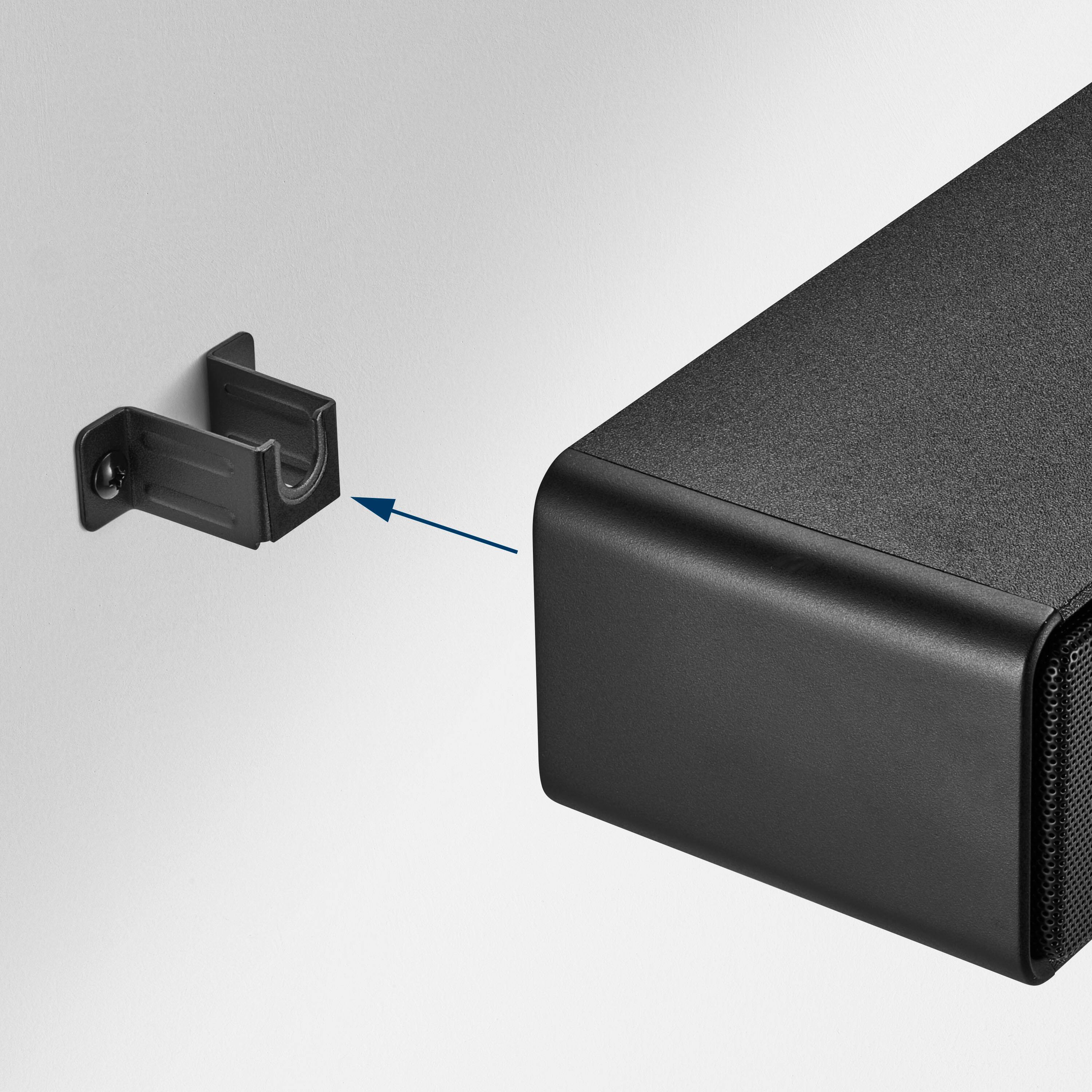 Alt View 6. Insignia™ - 5.1.2 Channel Home Theater Soundbar with Wireless Subwoofer and Rear Speakers, Dolby Atmos, DTS:X, Bluetooth. - Black.