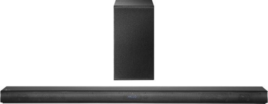 LG - Music Flow 4.1-Ch. Soundbar with Wireless Subwoofer - Black - Front_Zoom