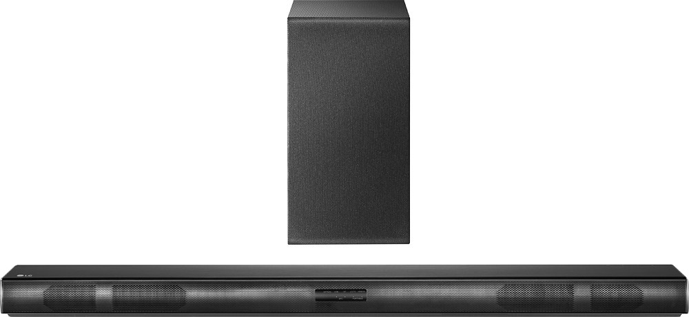 LG 2.1-Channel Soundbar System with Wireless Subwoofer Black SH4 - Best