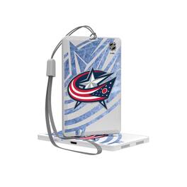 Keyscaper - Columbus Blue Jackets Ice Tilt Pocket Bluetooth Speaker - Multicolor