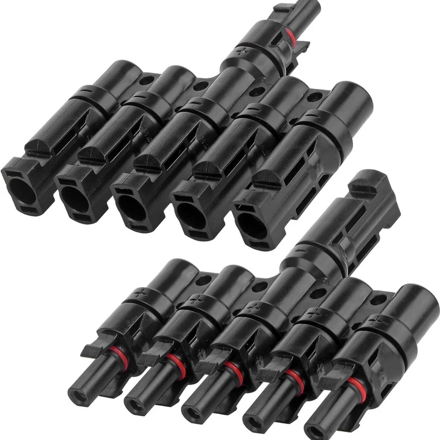Home Collection - 1 Pair Solar Panel Connector T-Branch Cable Splitter