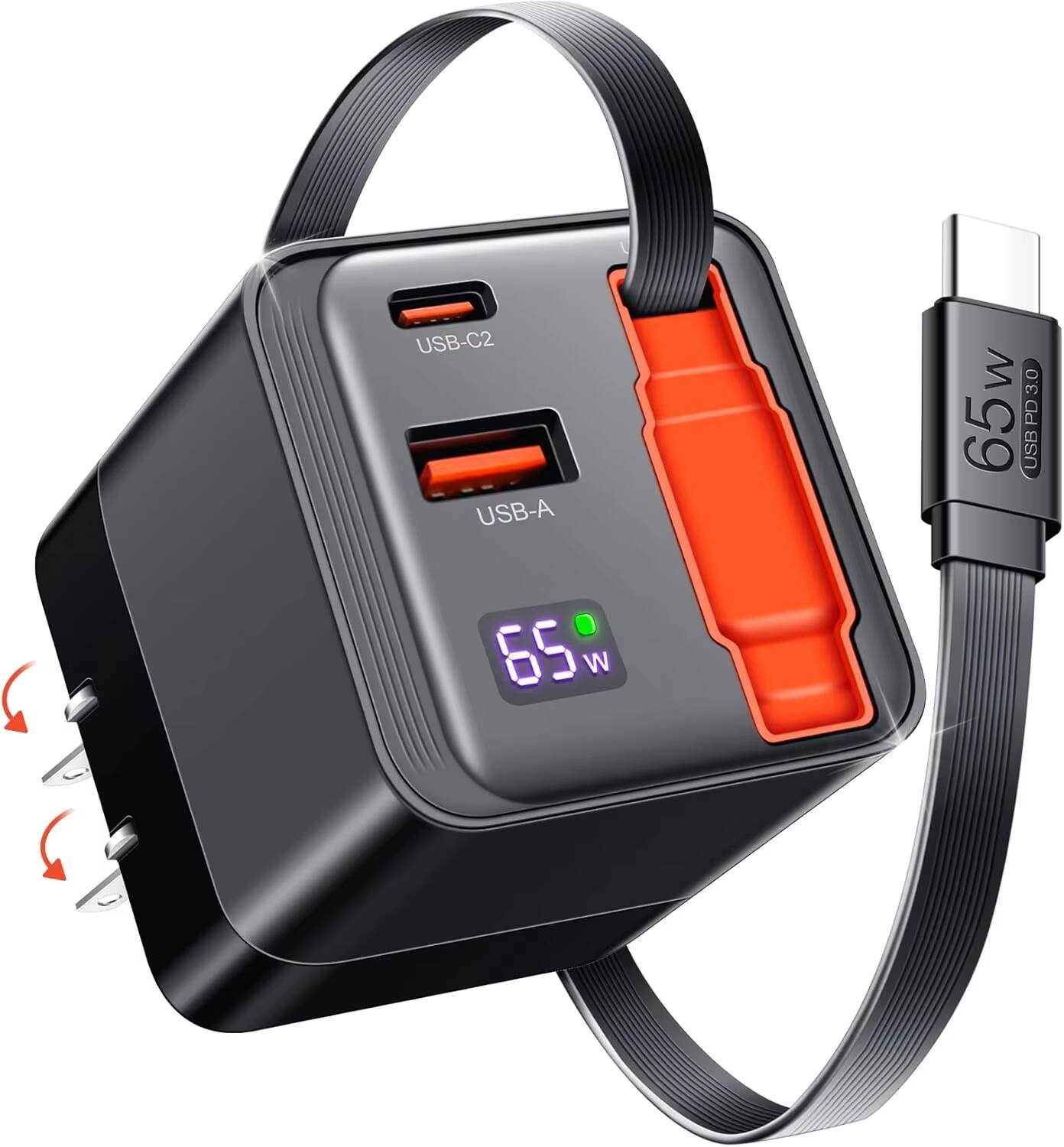 USB-C2 USB-A M 3.0 PD3.0 PD 65W USB 65W