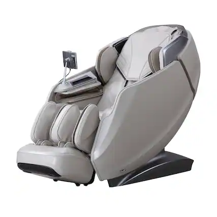 Front. Osaki - Platinum - Avalon 4D Zero Gravity Massage Chair With AI Health Sensor - Taupe.