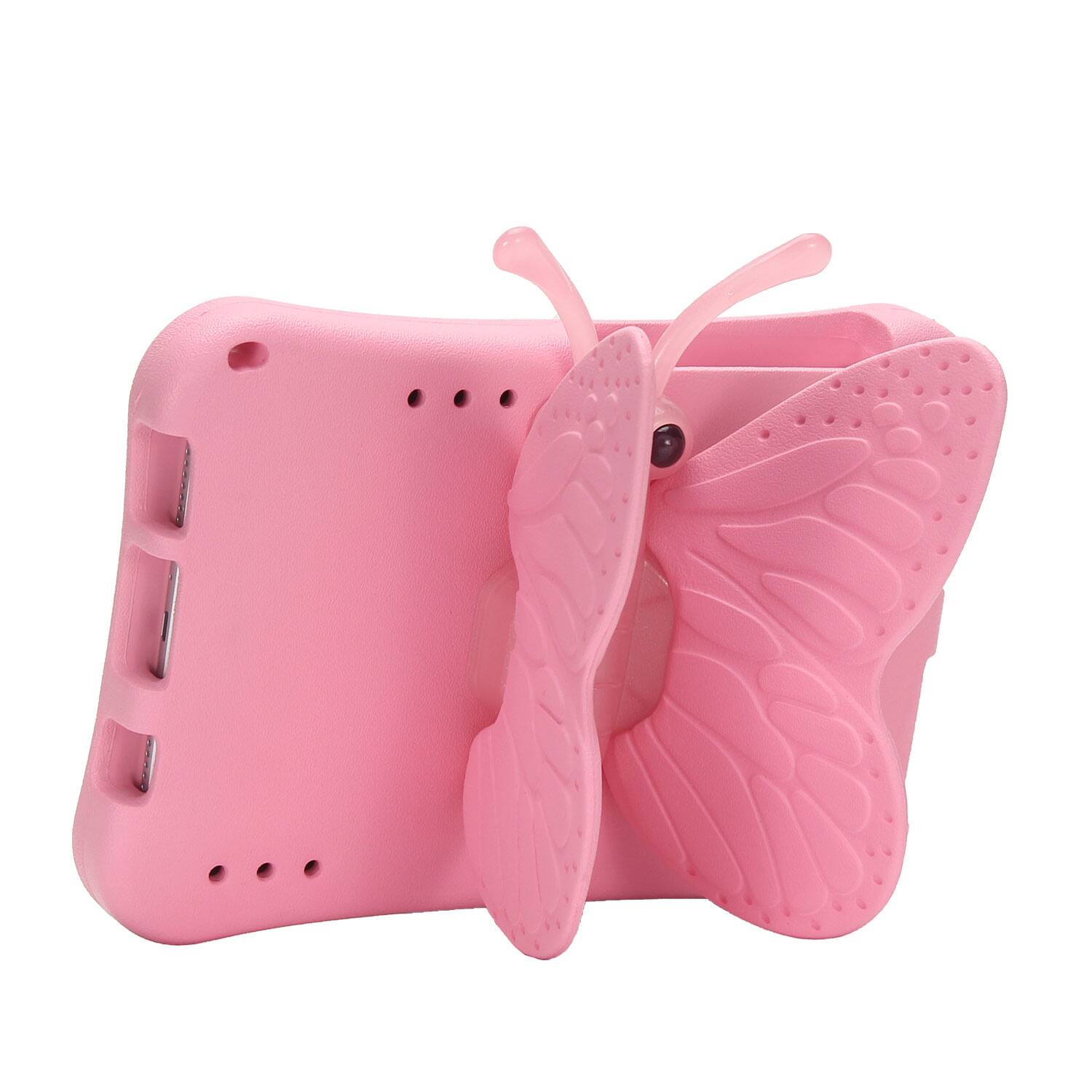 Alt View 3. Dteck - Kids Butterfly Case for Samsung Galaxy Tab A9 8.7" 2023 & Tab A7 Lite 8.7" 2021,3D Cartoon EVA Shockproof Stand Cover - Pink.