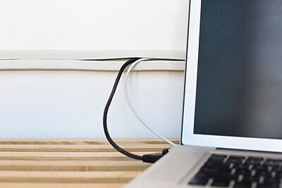 Alt View 1. UT Wire - UT Wire 10' Cord Channel, White (UTW-CC1001-WH) - White.