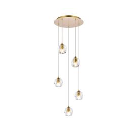 Elegant Lighting - Eren 5 lights pendant - Gold