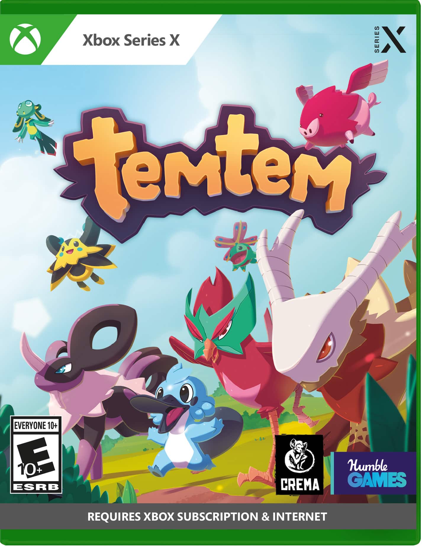 Front. Humble Bundle - Temtem.