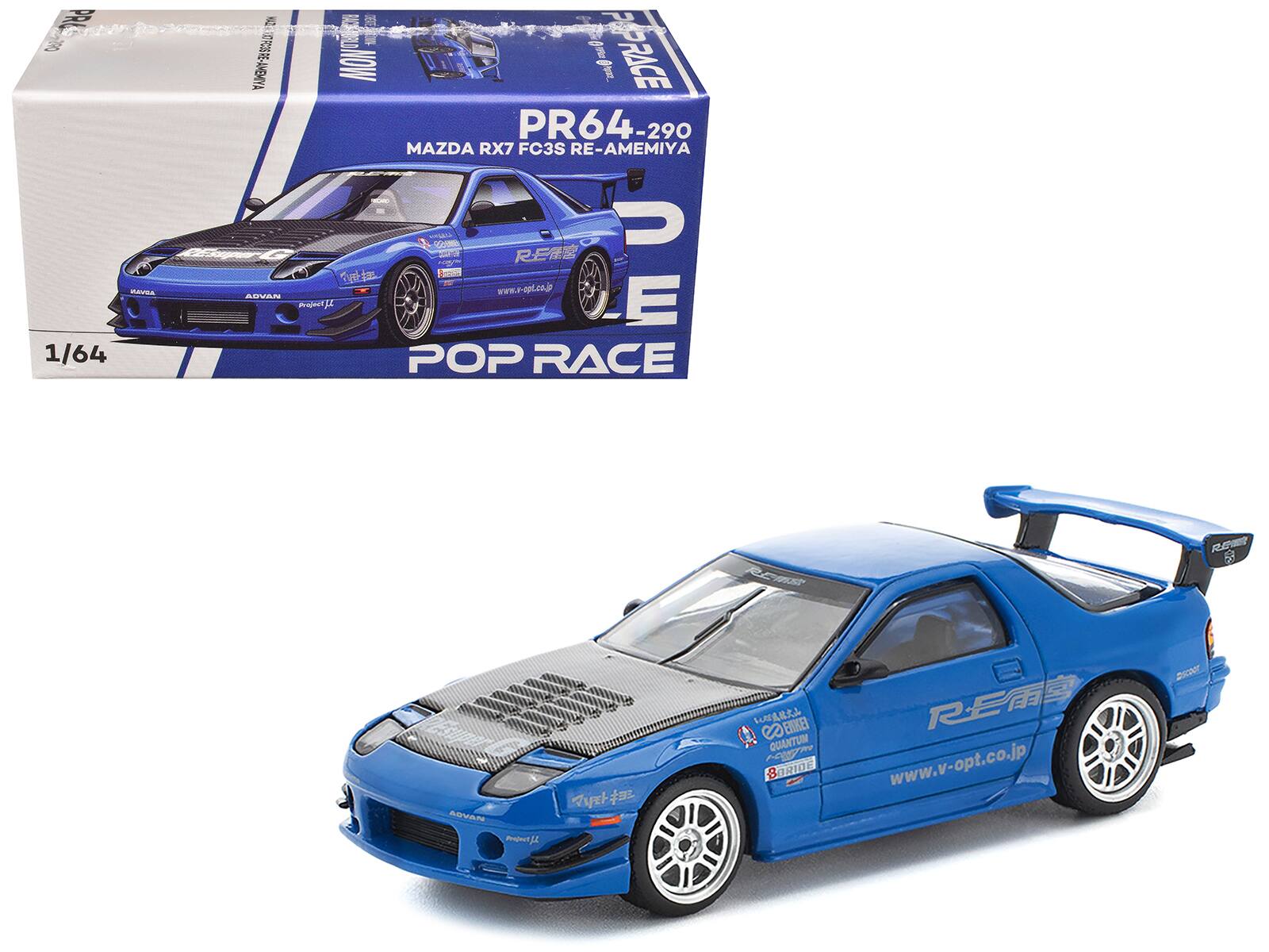 PR64-290  
MAZDA RX7 FC3S RE-AMEMIYA  
1/64  
POPRACE  
www.r-opt.co.jp  
www.v-opt.co.jp