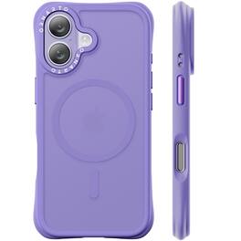 Ornarto - Magnetic for iPhone 17 Case 6.3", Compatible with MagSafe | Slim Translucent Matte Cover - Taro Purple