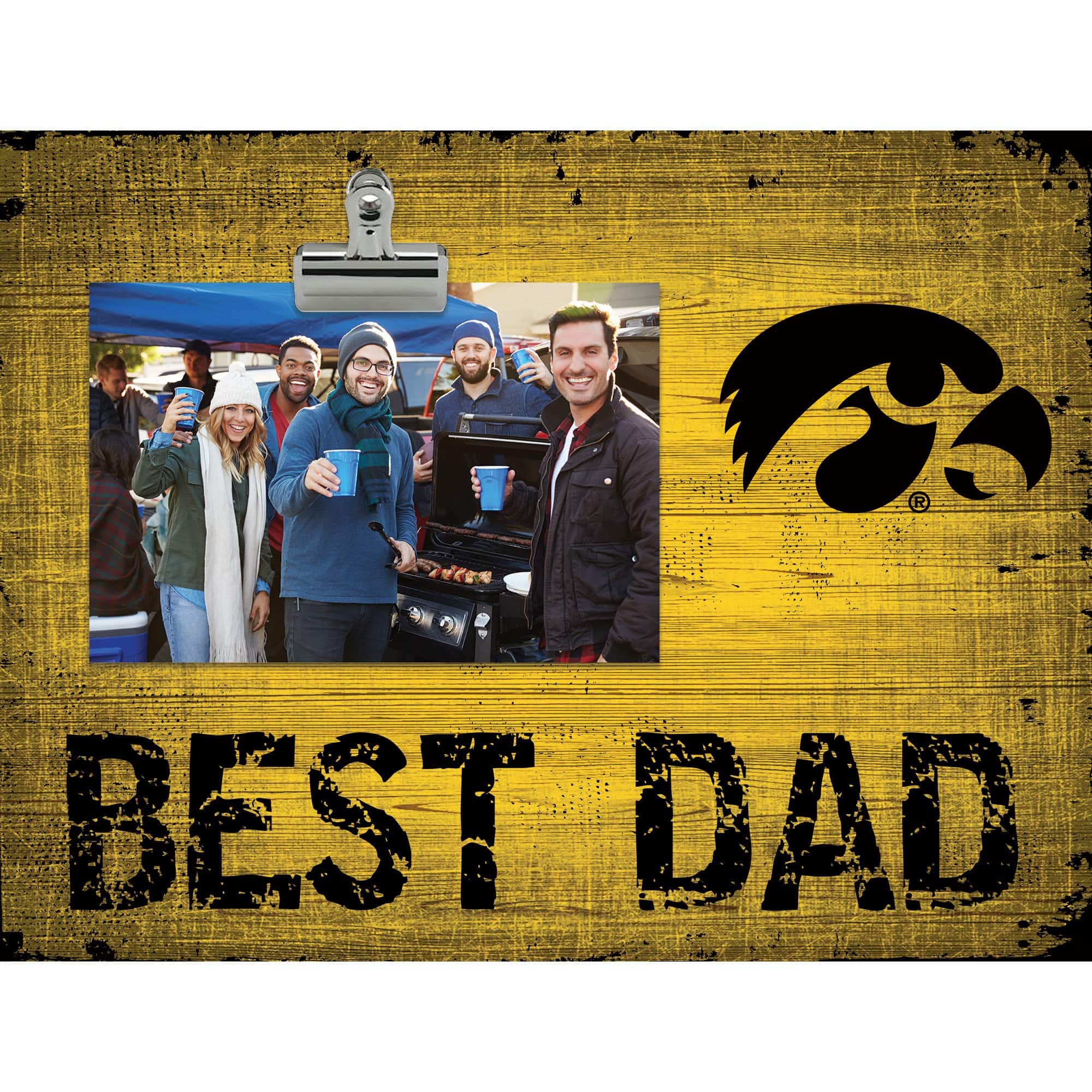 Fan Creations - Iowa Hawkeyes 8'' x 10.5'' Best Dad Clip Frame - Multicolor price history on PriceWatchPro