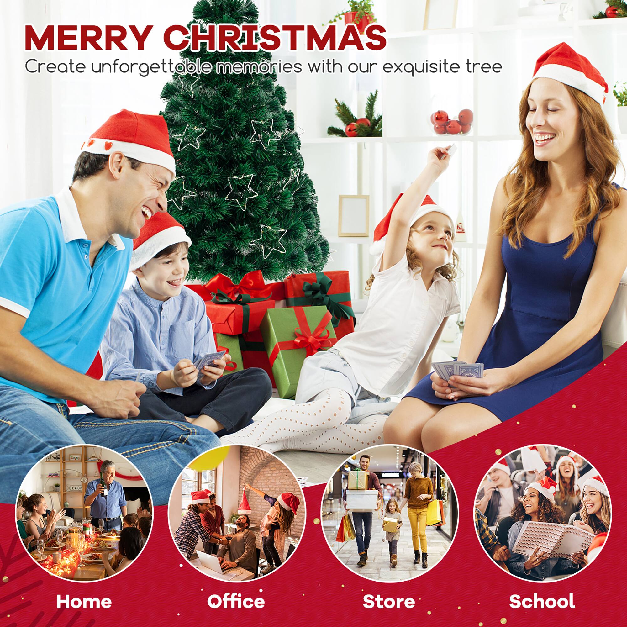 MERRY CHRISTMAS  
Create unforgettable memories with our exquisite tree  

Home  
Office  
Store  
School