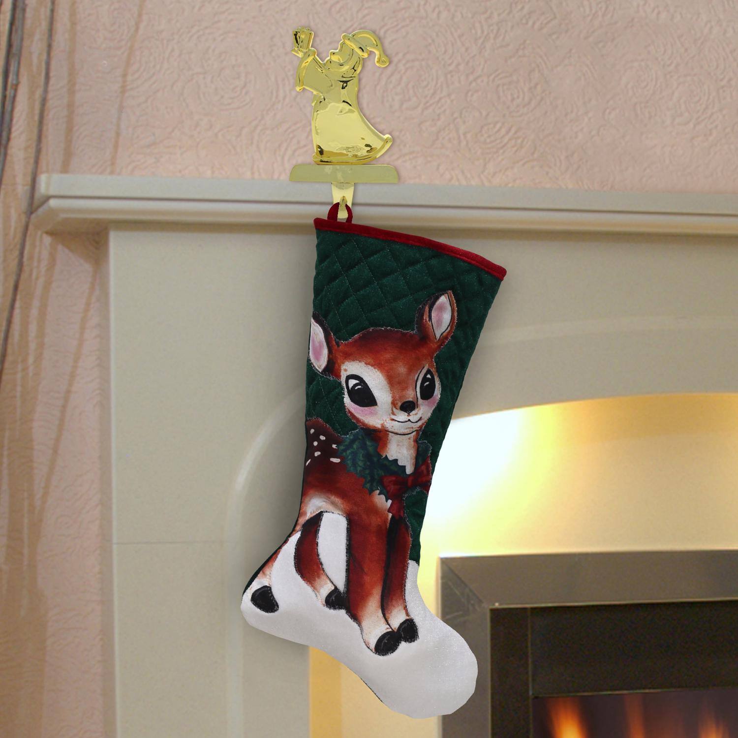 Angle. Dyno - Dyno Christmas Stocking 20 in. (Case of 12) - Multicolored.