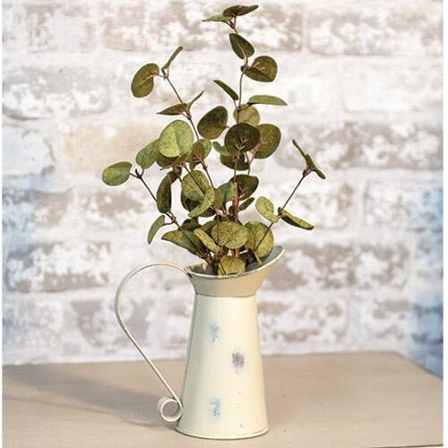 Angle. BreeBe - Penny Leaf Pick Dark Green 18" - Dark Green,.