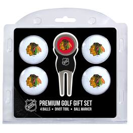 Team Golf - Chicago Blackhawks 4-Ball Gift Set - Multicolor