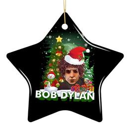 OrnamentallyYou - Bob Dylan Christmas Ornament - Multi-colored