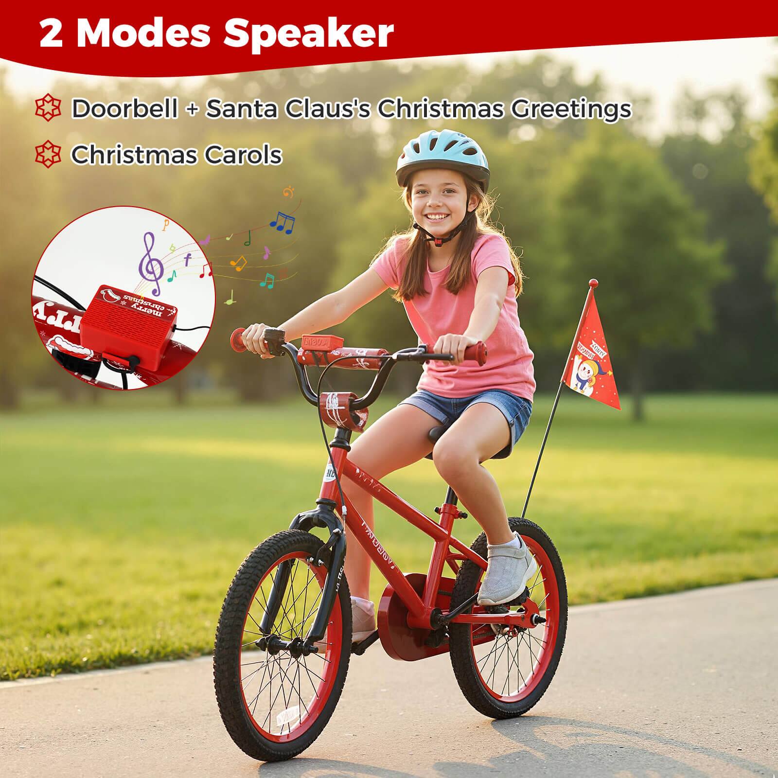 2 Modes Speaker  
Doorbell + Santa Claus's Christmas Greetings  
Christmas Carols