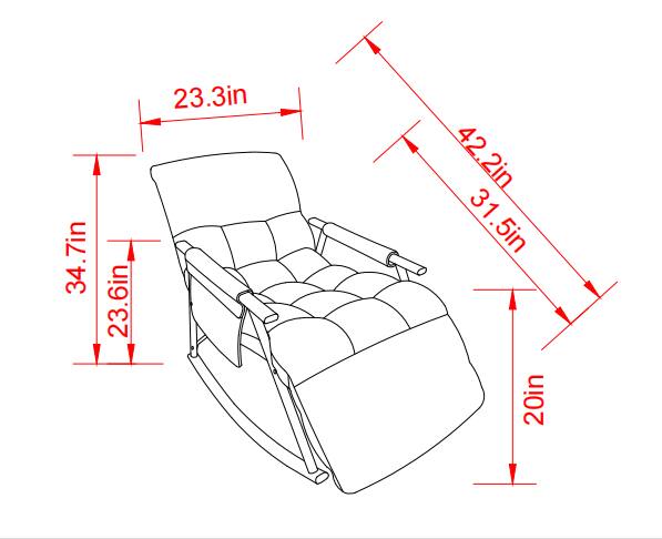 34.7in  
23.6in  
23.3in  
42.2in  
31.5in  
20in