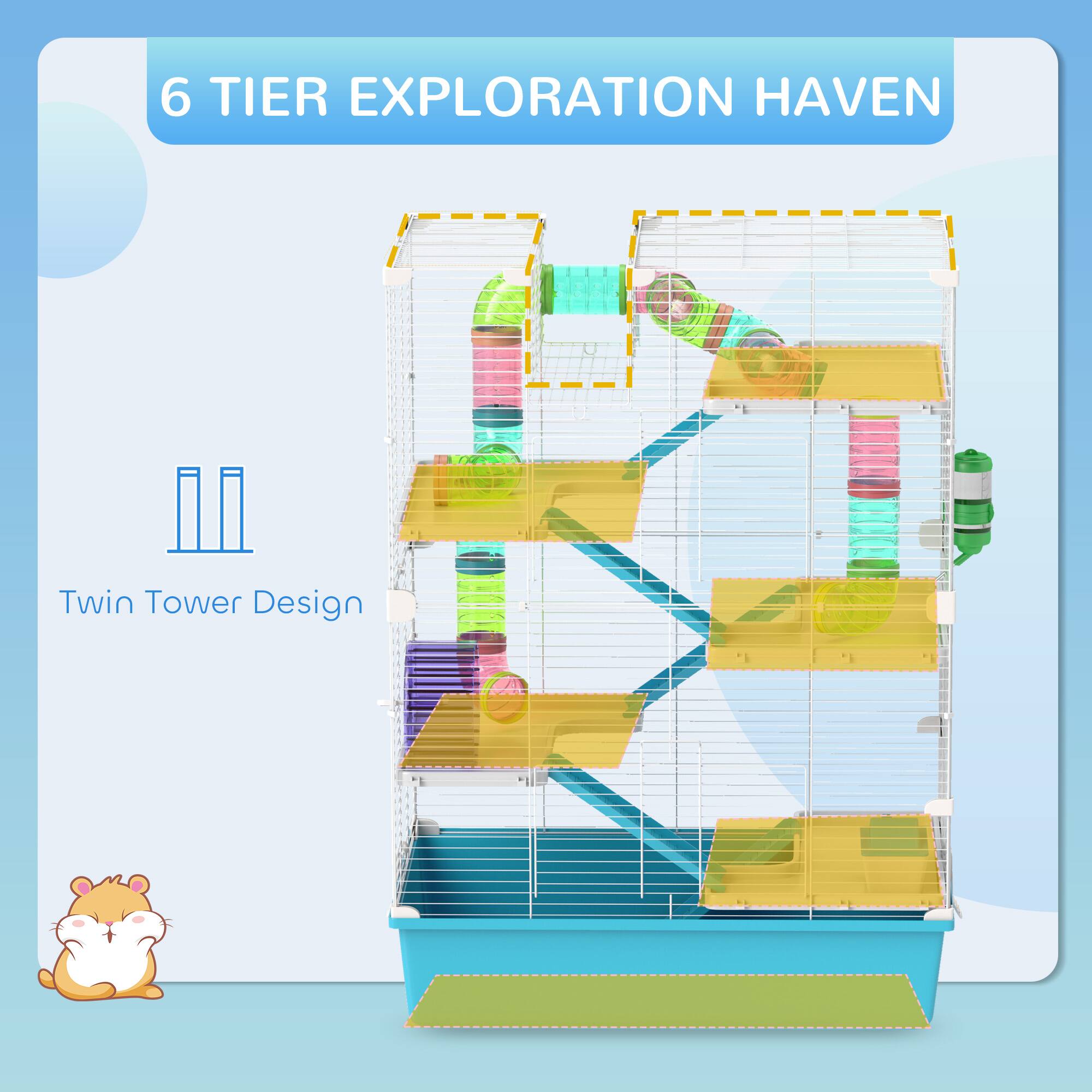 6 Tier Exploration Haven

Twin Tower Design