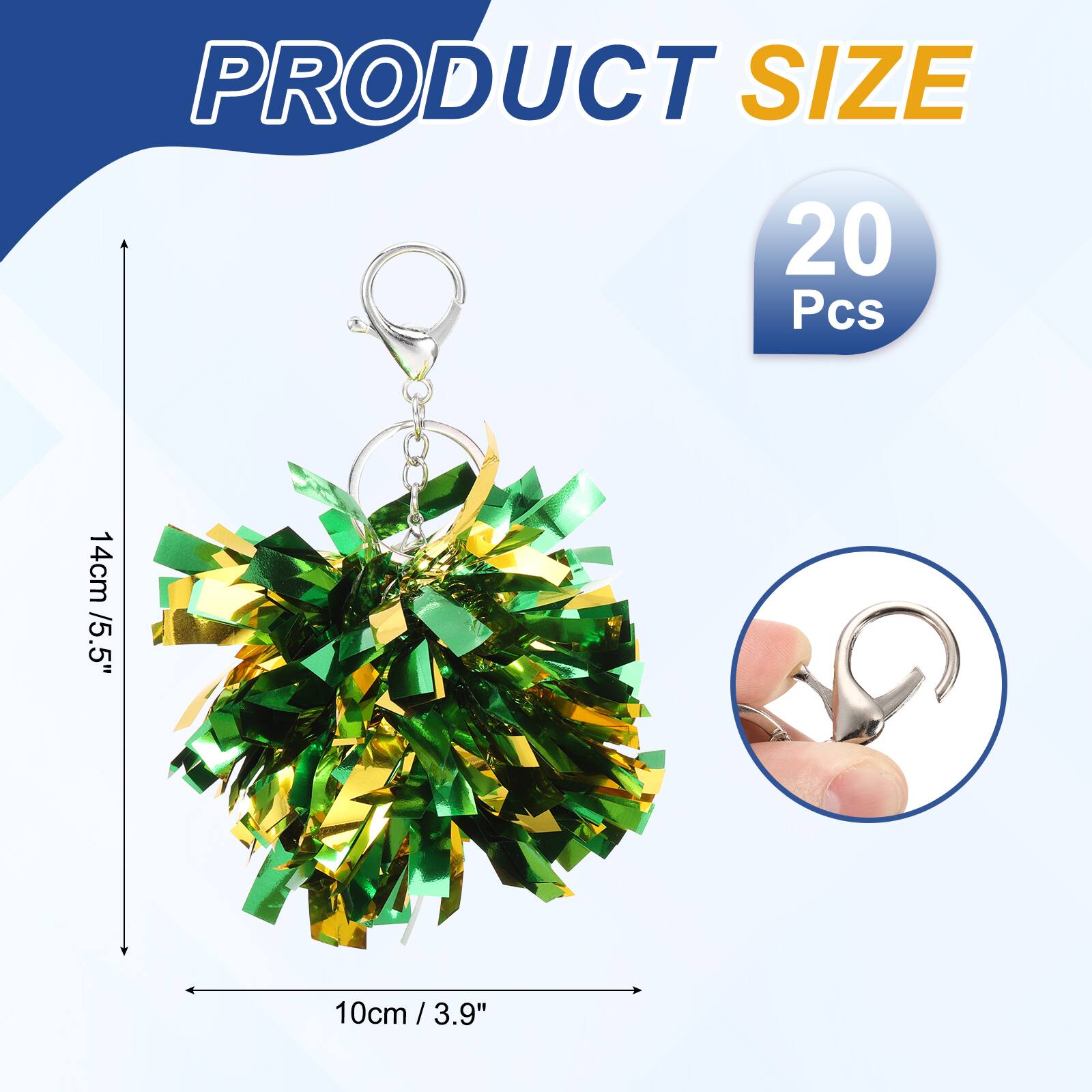 PRODUCT SIZE  
20 Pcs  
14cm / 5.5"  
10cm / 3.9"