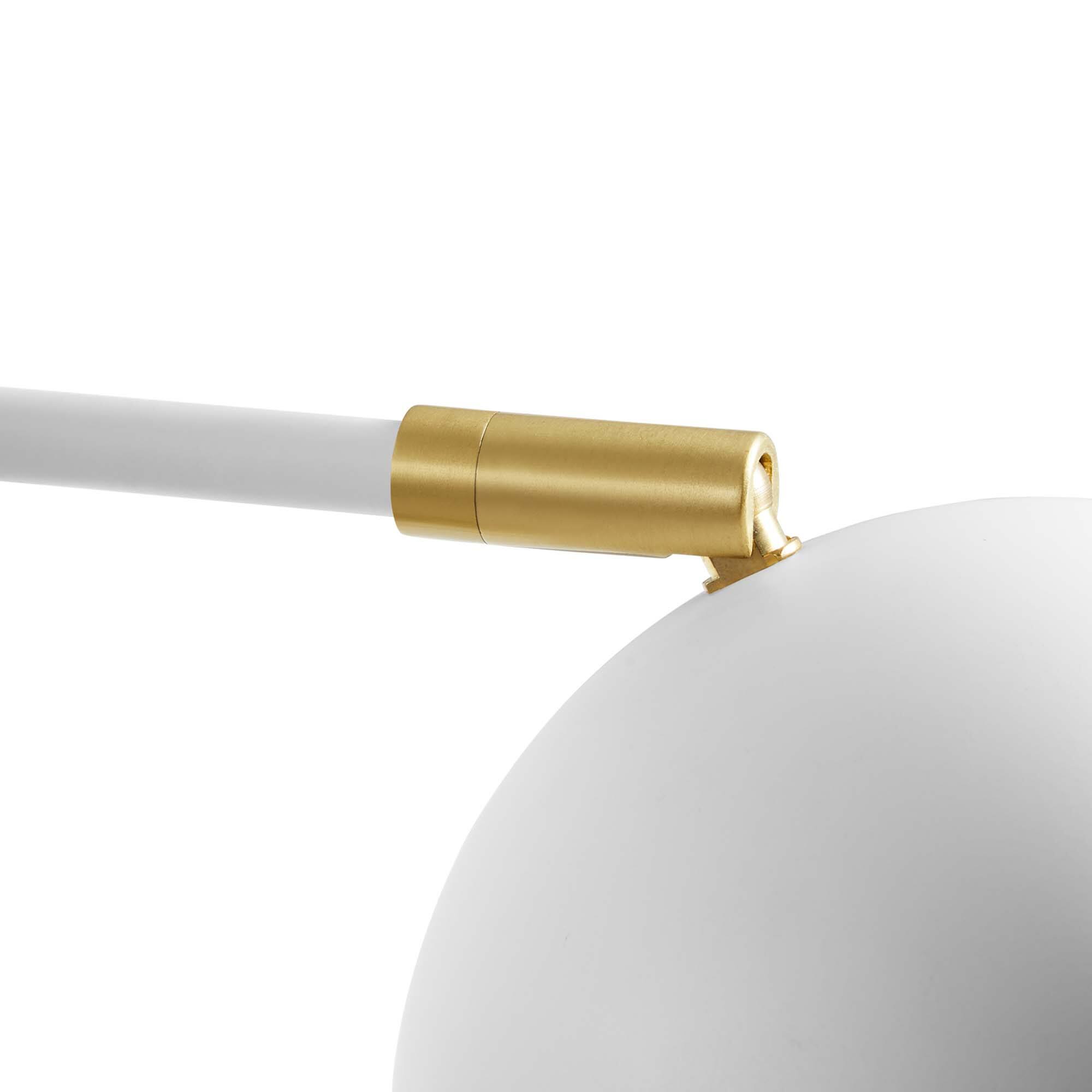 Alt View 5. Modway - Chalice 4" Swing-Arm Metal Wall Sconce by Modway - White.